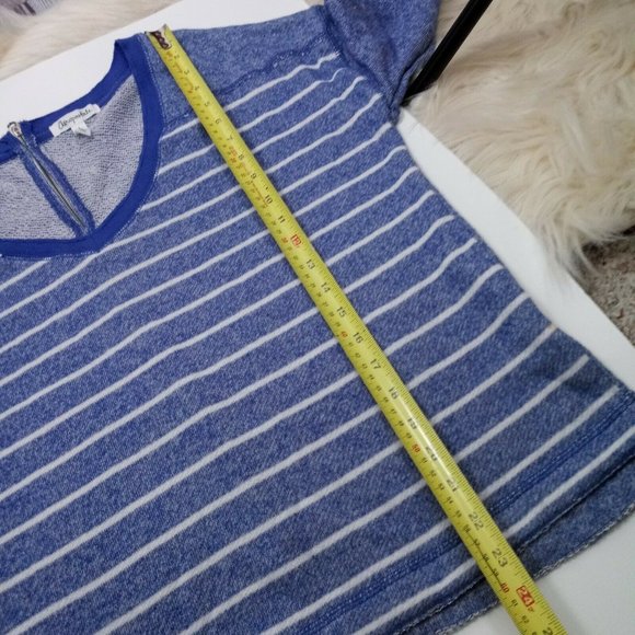 🔥4/$20 Aeropostale Striped Sweater Large Purple - Picture 10 of 15